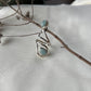 Bague argent lotus en turquoise