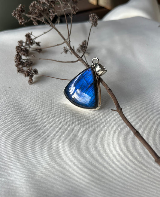 Pendentif argent Labradorite