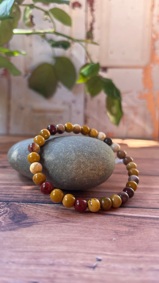 Bracelet Jaspe Mokaïte