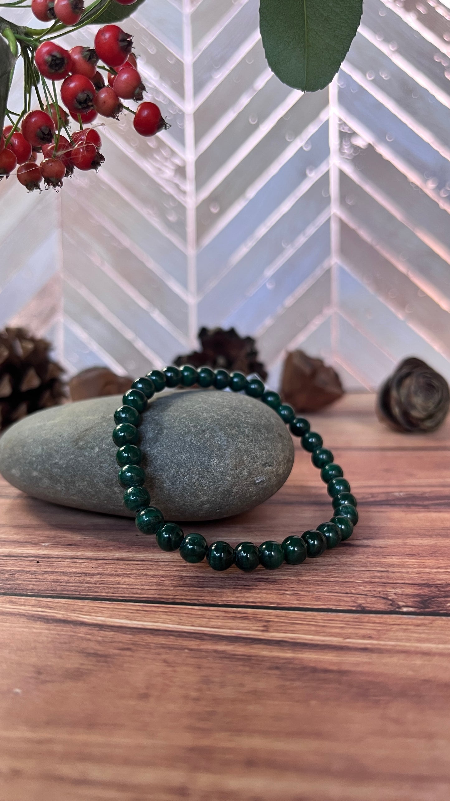 Malachite : Bien-être. Amour de soi. Transformation.