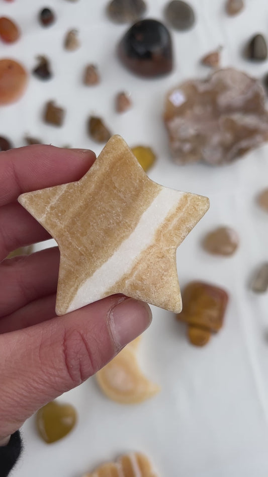 Étoile Calcite Orange