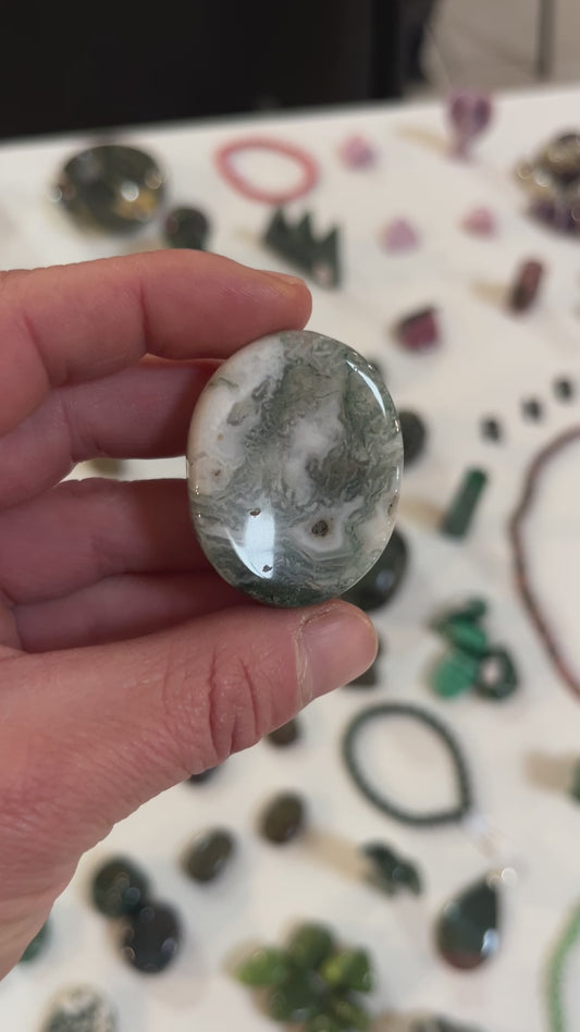 Galet Pouce Agate Arbre