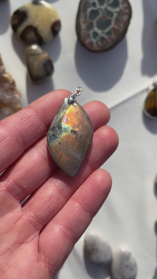 Pendentif Labradorite