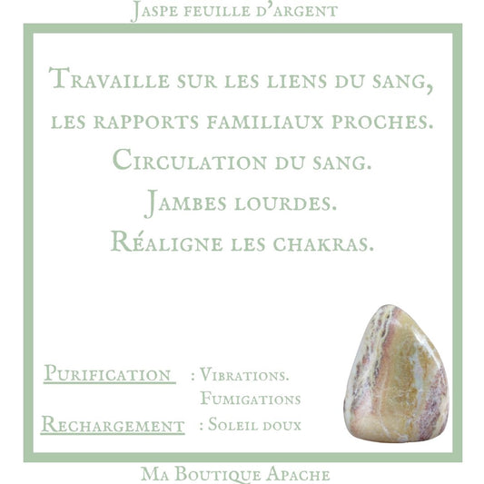 Jaspe feuille d'argent