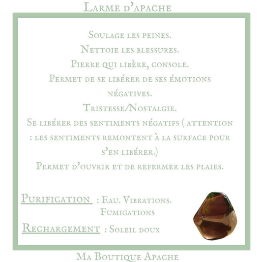 Larme d'apache