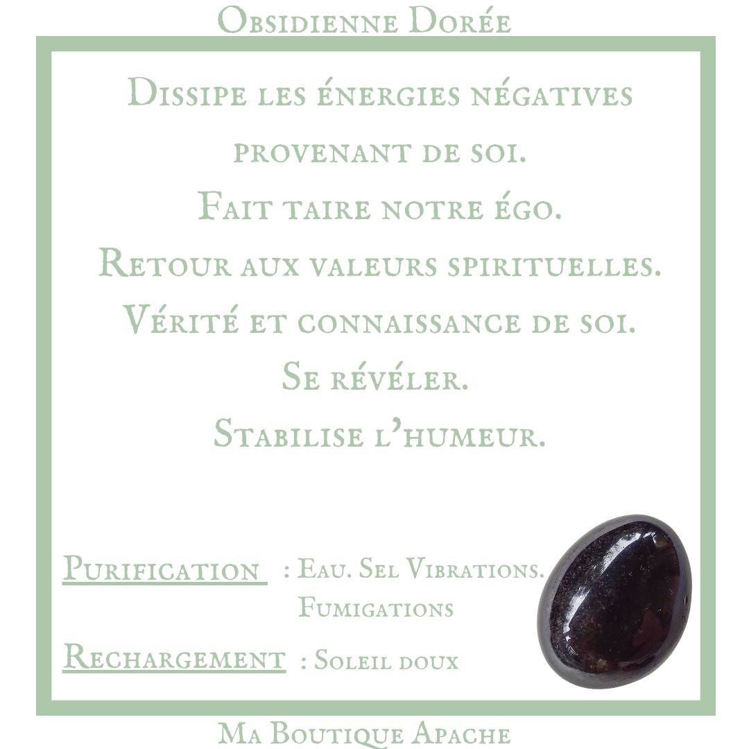 Obsidienne dorée